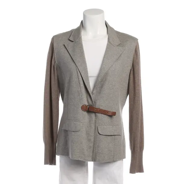 Blazer in Gray, Wool, Fabiana Filippi