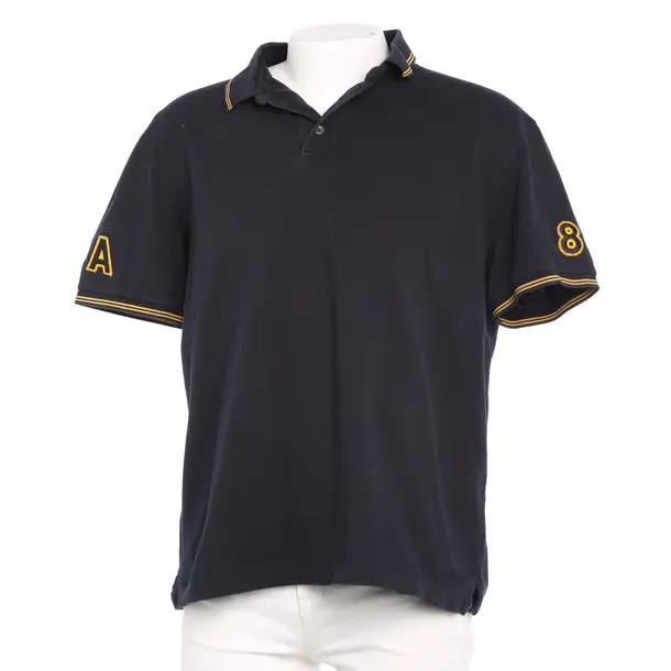 Poloshirt in Blau, Baumwolle, Emporio Armani
