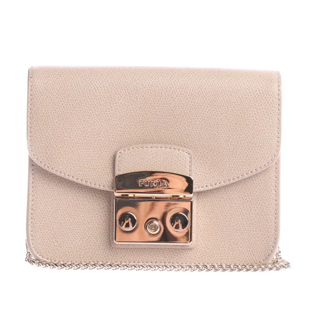 Schultertasche in Braun, Leder, Furla