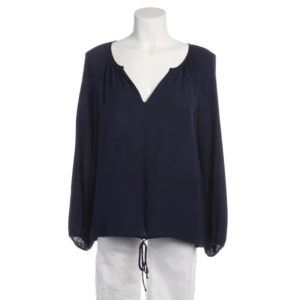 Bluse in Blau, Seide, Diane von Furstenberg