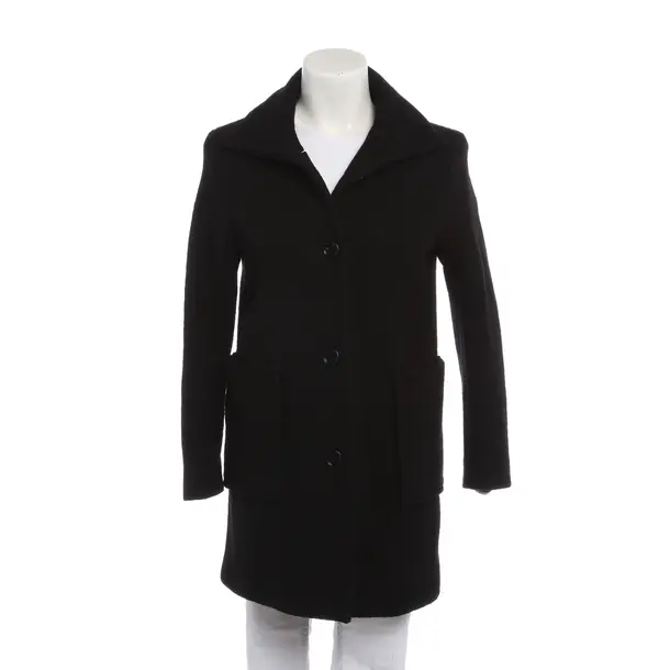 Mid-Season Coat in Black, Wool, Hugo Boss Black Label