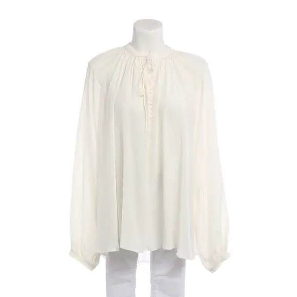 Bluse in Weiß, Seide, Sly 010