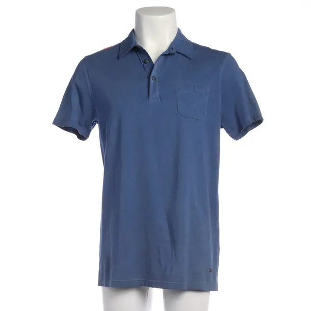 Poloshirt in Blau, Baumwolle, Hugo Boss Orange