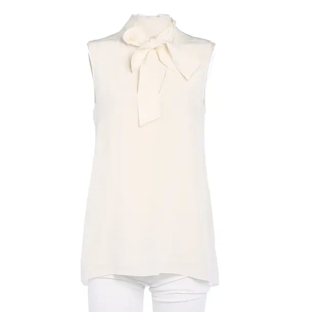 Top in Weiß, Seide, Sportmax