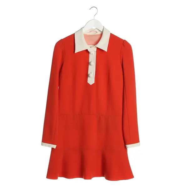 Kleid in Rot, Polyester, See by Chloé