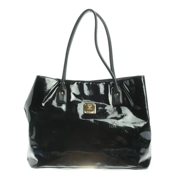 Shoulder Bag in Black, Leather, MCM