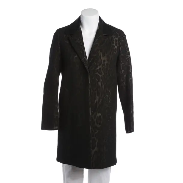 Mid-Season Coat in Brown, Cotton, Sandro