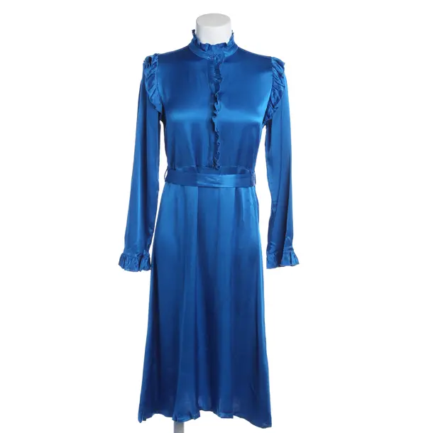Kleid in Blau, Viskose, Closed