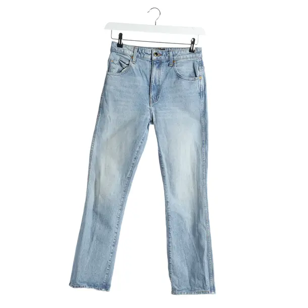 Straight Fit Jeans in Blue, Cotton, Khaite