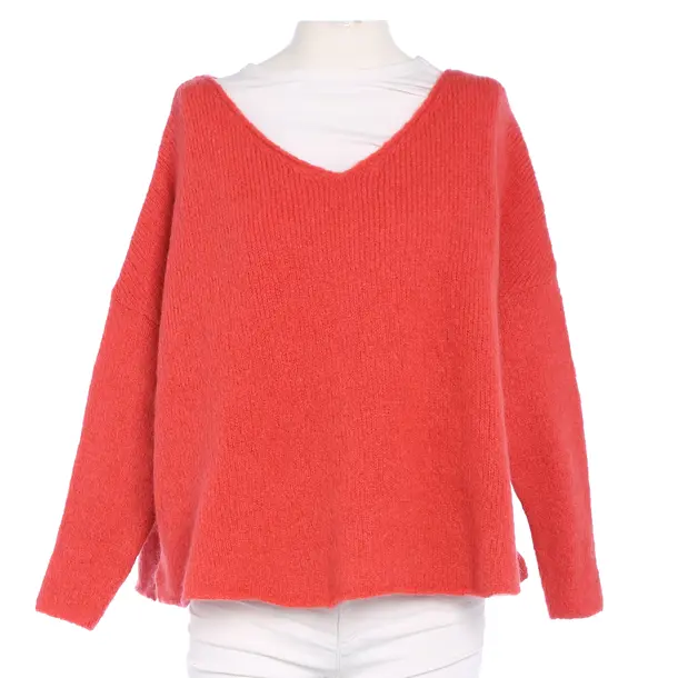 Pullover in Rot, Wolle, American Vintage