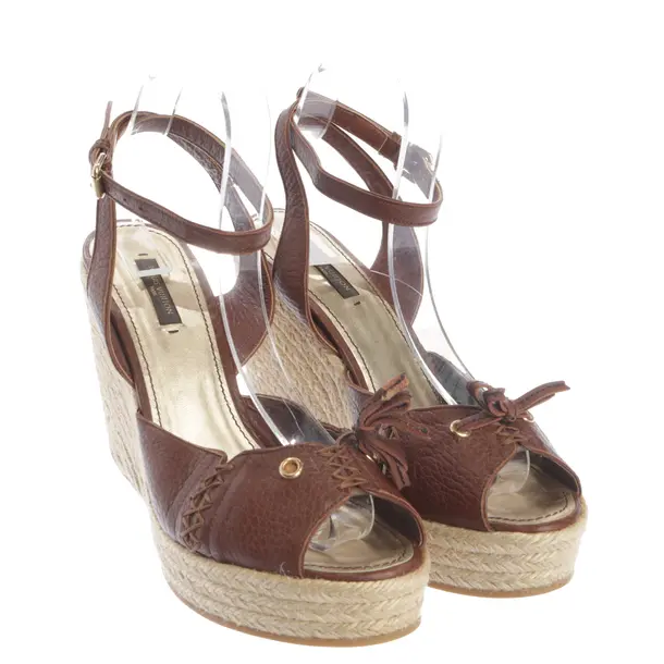 Wedges in Brown, , Louis Vuitton