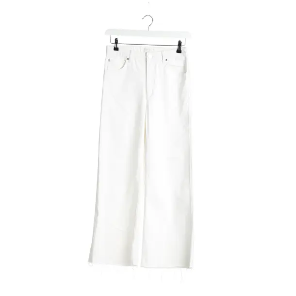 Straight Fit Jeans in White, Cotton, Sandro