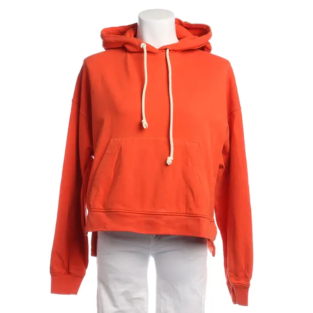 Hoodie in Orange, Baumwolle, Marc O'Polo