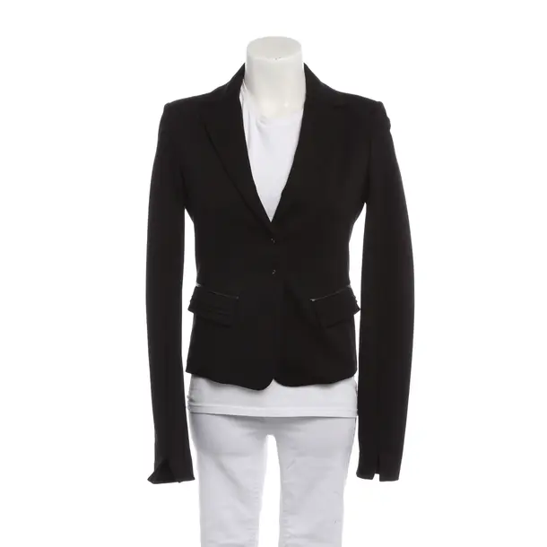 Blazer in Black, Viscose, Patrizia Pepe