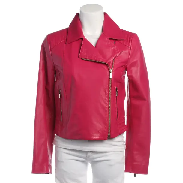 Lederjacke in Rosa, Leder, Blumarine