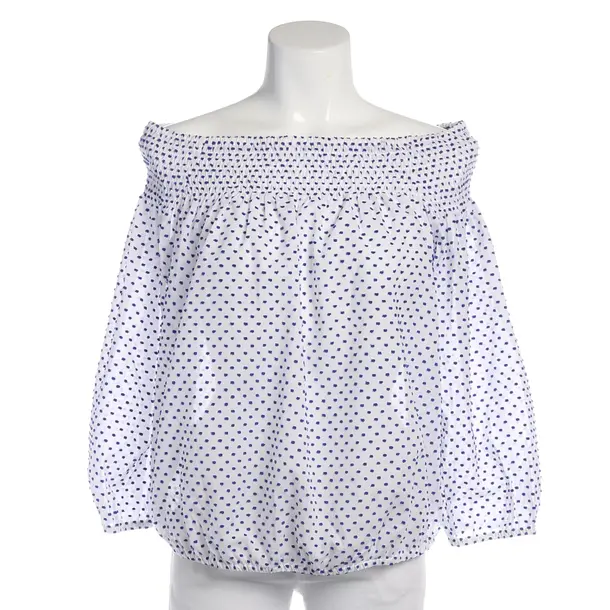 Bluse in Blau, Baumwolle, Van Laack