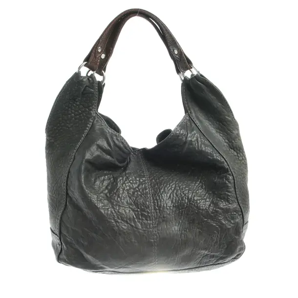 Schultertasche in Grau, Leder, Marc O'Polo