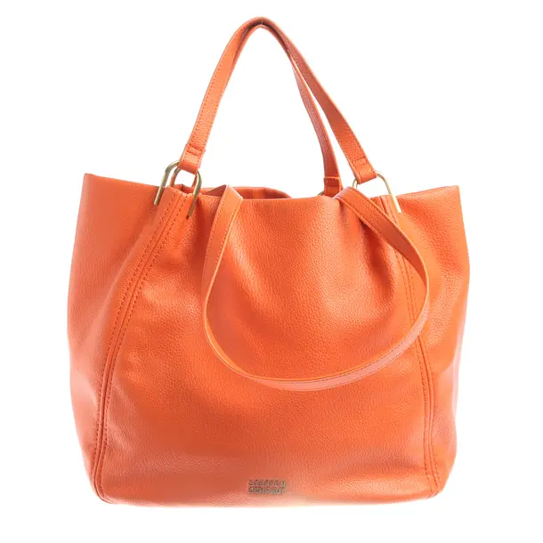 Shoulder Bag in Orange, Leather, Steffen Schraut