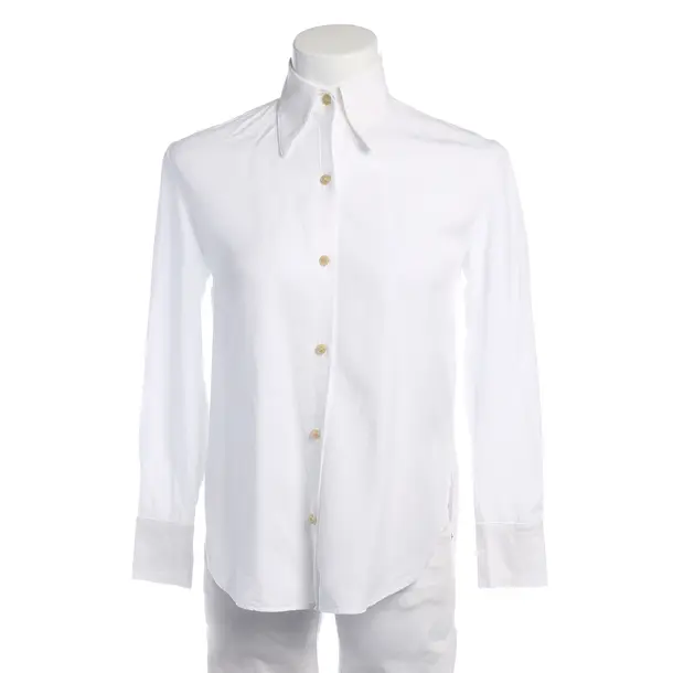 Blouse in White, Lyocell, Vince