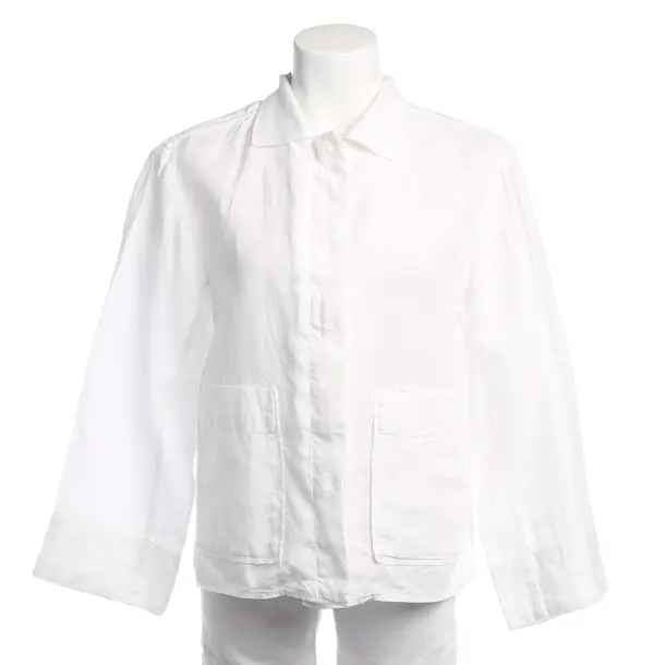 Summer Jacket in White, Linen, Marc O'Polo