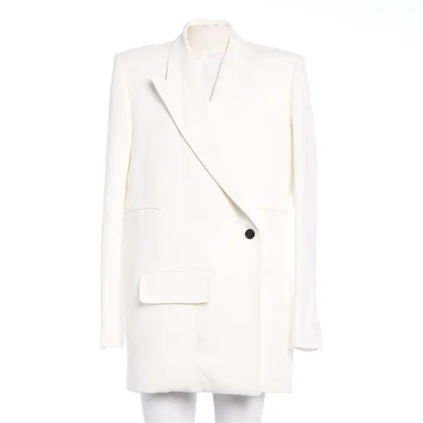 Blazer in White, Viscose, Khaite