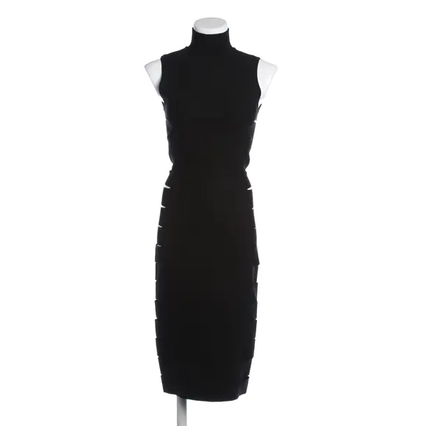 Cocktailkleid in Schwarz, Viskose, Alaia