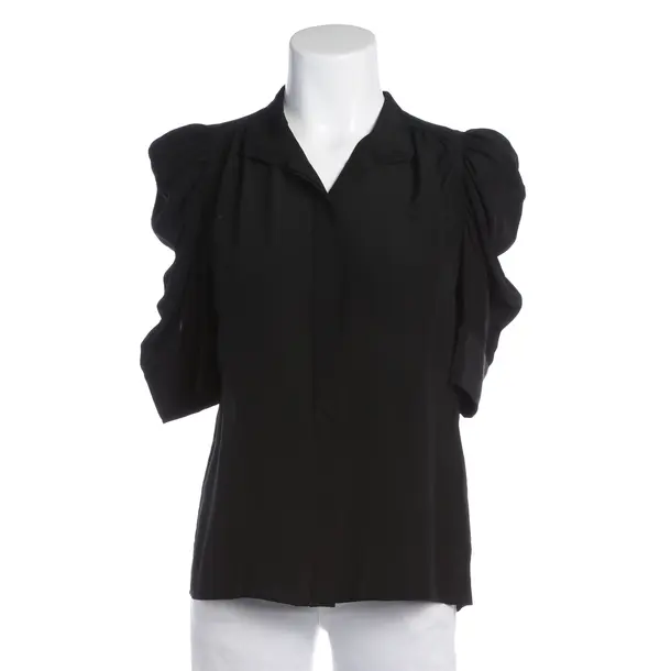 Blouse in Black, Silk, Frame