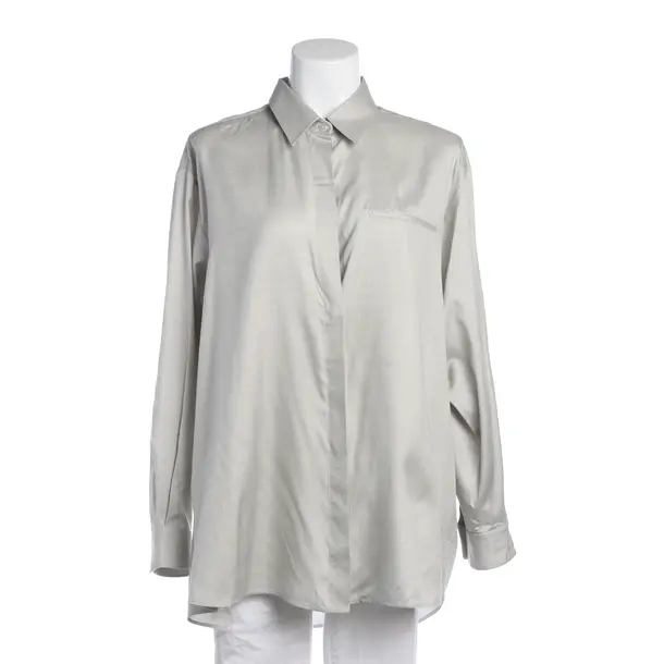 Bluse in Grau, Seide, The Row
