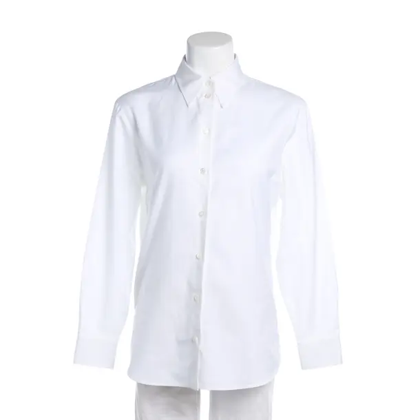 Bluse in Weiß, Baumwolle, Gucci