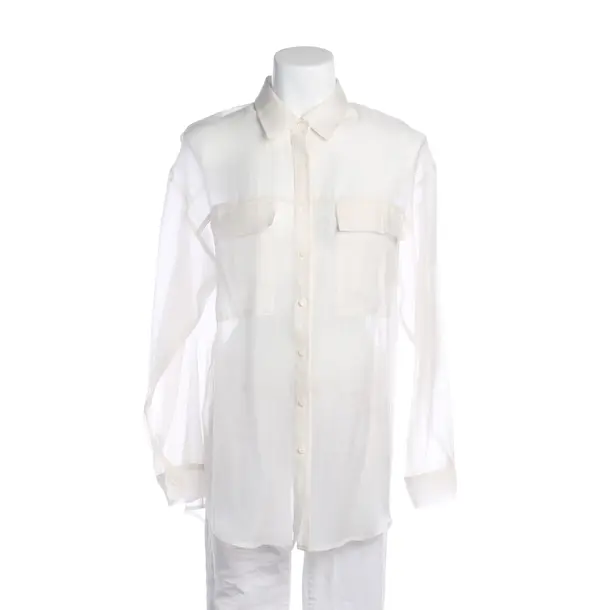 Blouse in White, Polyester, Frankie Shop