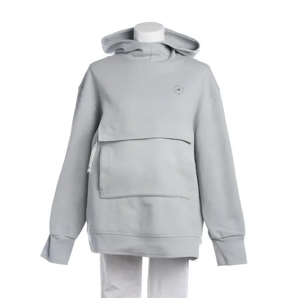 Hoodie in Grau, Baumwolle, Adidas by Stella McCartney