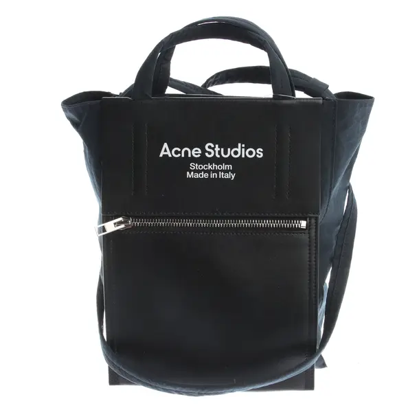 Schultertasche in Schwarz, Polyamid, Acne Studios