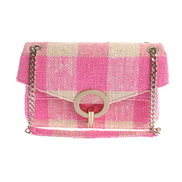 Shoulder Bag in Pink, Cotton, Sandro