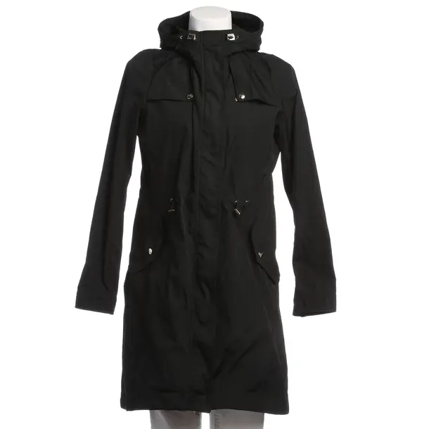 Summer Coat in Black, Polyester, Herno
