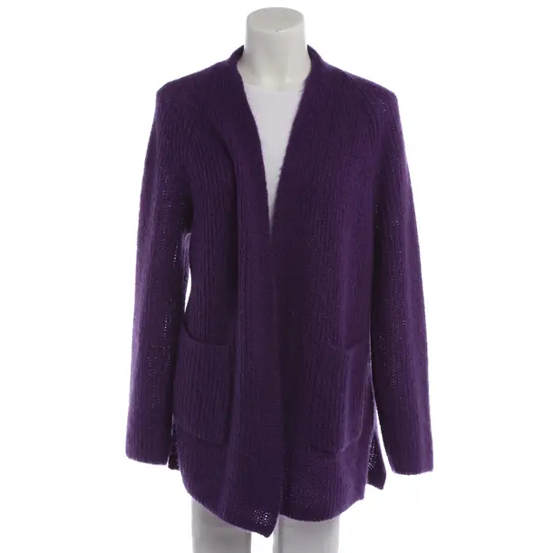 Cardigan in Purple, Wool, Elias Rumelis