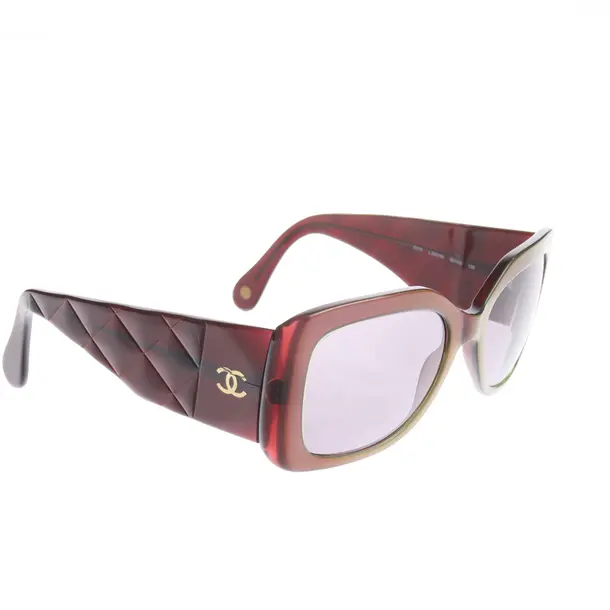 Sunglasses in Red, Synthetic, Chanel