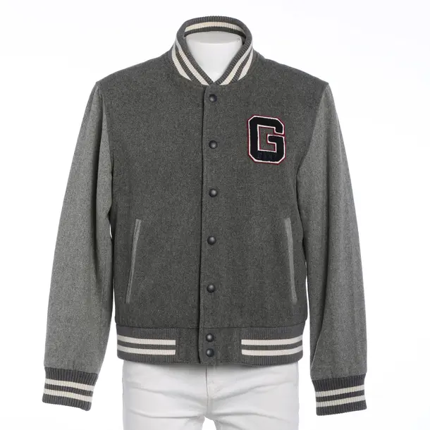 Bomber Jacket in Gray, Wool, Gant