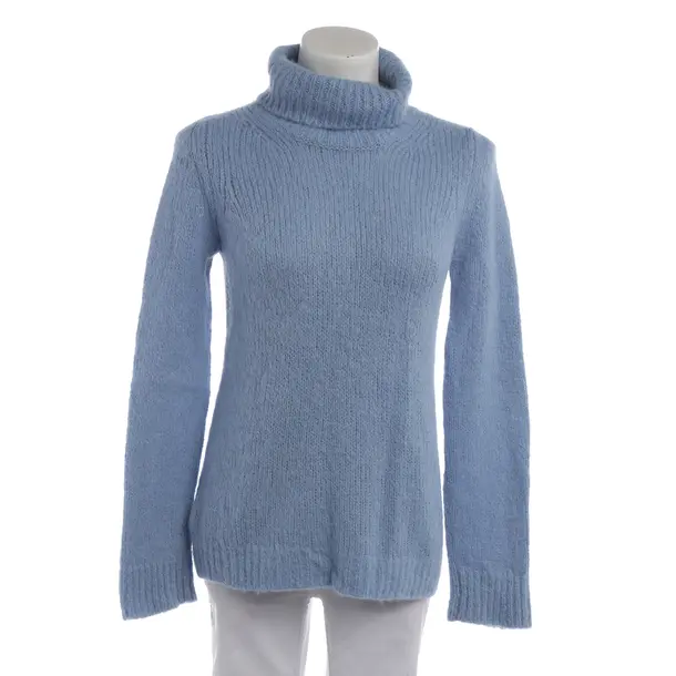 Pullover in Blau, Seide, Prada
