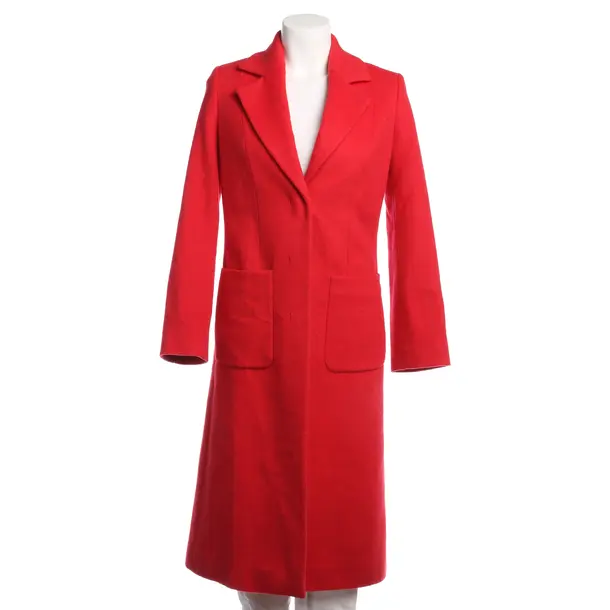 Mid-Season Coat in Red, Wool, Hugo Boss Red Label