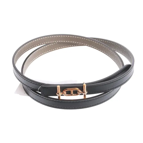 Gürtel, in Schwarz, Leder, Hermès
