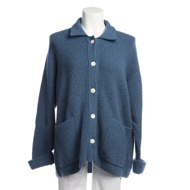 Strickjacke in Blau, Baumwolle, American Vintage