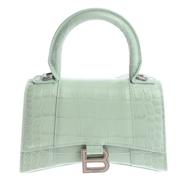 Handbag in Green, Leather, Balenciaga