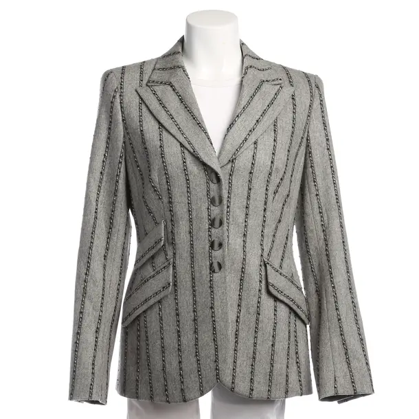 Blazer in Gray, Wool, Escada
