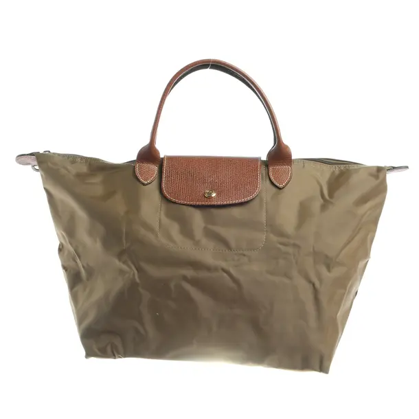 Shoulder Bag in Green, Polyester, Longchamp