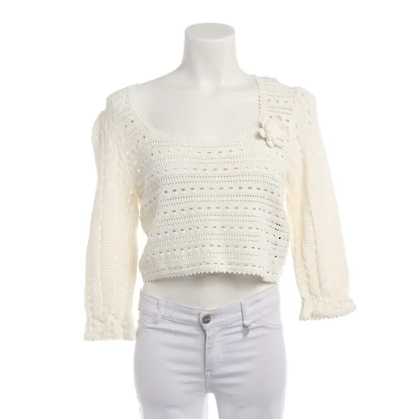 Blouse in White, Viscose, Maje