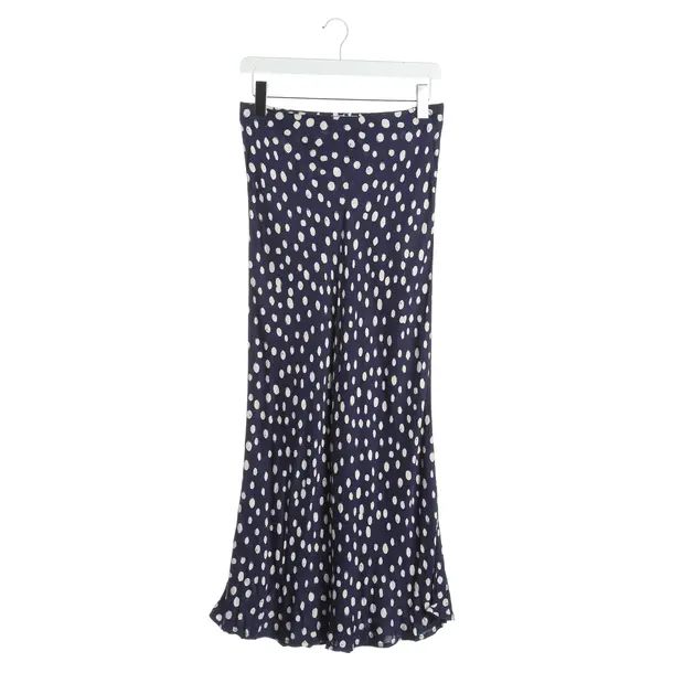 Rock, in Navy, Viskose, Velvet by Graham and Spencer