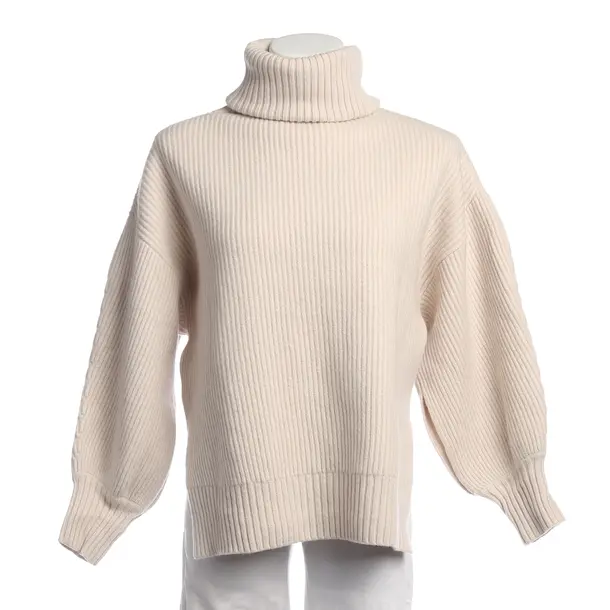 Wool Jumper in White, Wool, Iheart