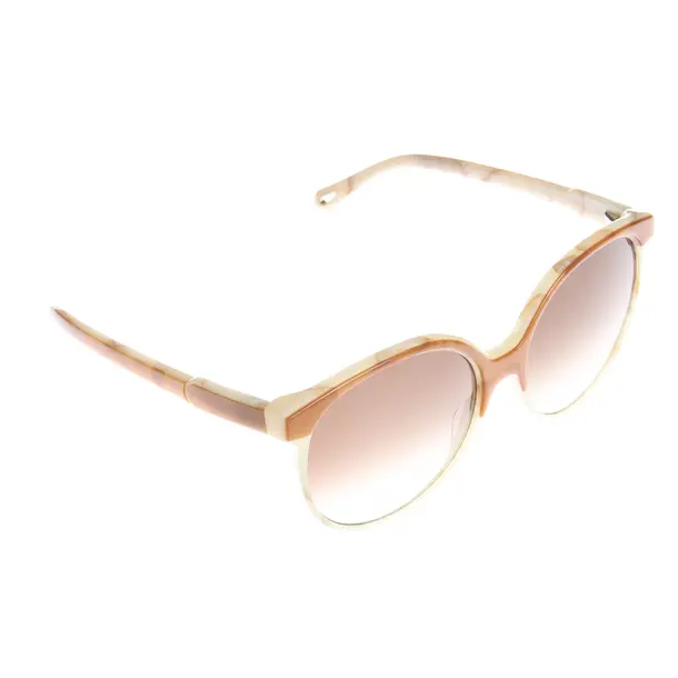 Sonnenbrille in Weiß, Kunststoff, Chloé