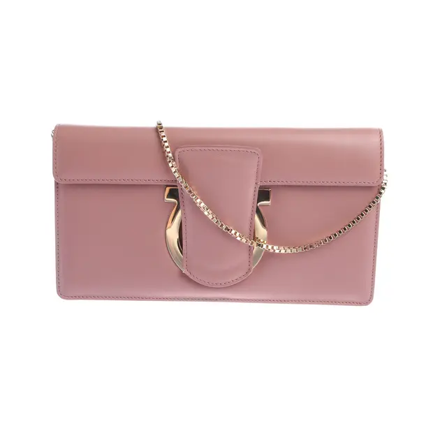 Evening Bag in Pink, Leather, Salvatore Ferragamo