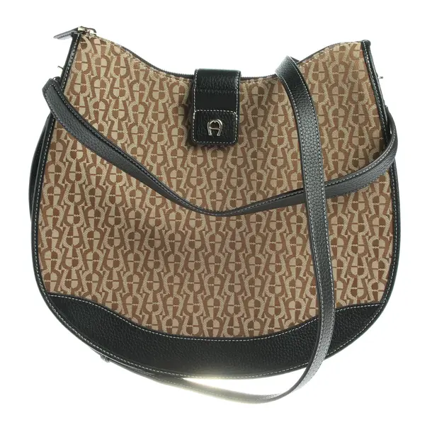 Schultertasche in Mehrfarbig, Baumwolle, Aigner